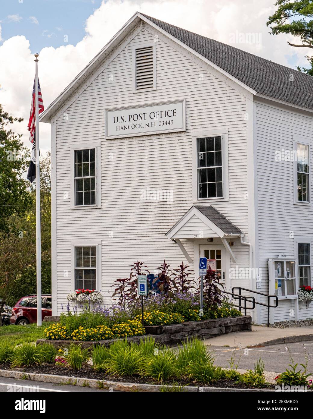 The United States Post Office in Hancock, NH Stock Photo Alamy