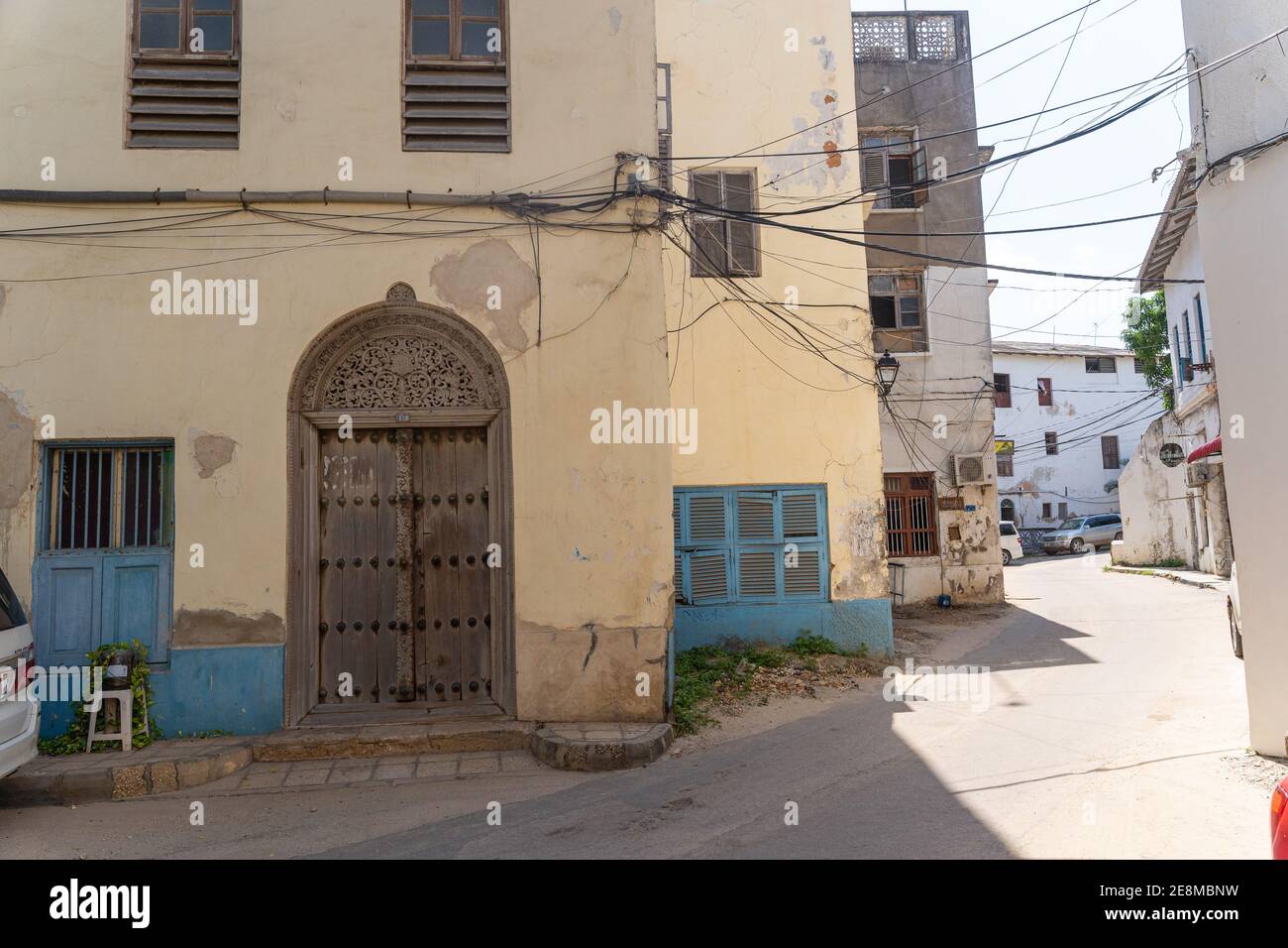 Old traditional doors. Stone Town, Zanzibar, Tanzania Stock Photo Alamy