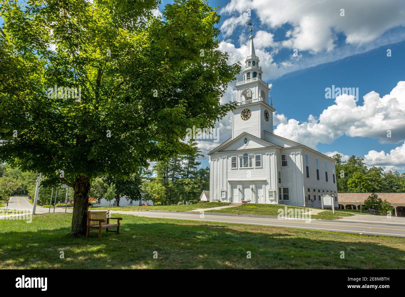 The First Congregational Church on the Hancock, New Hampshire Town