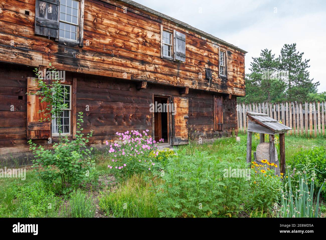 The Fort At Number 4 in Charlestown, New Hampshire Stock Photo