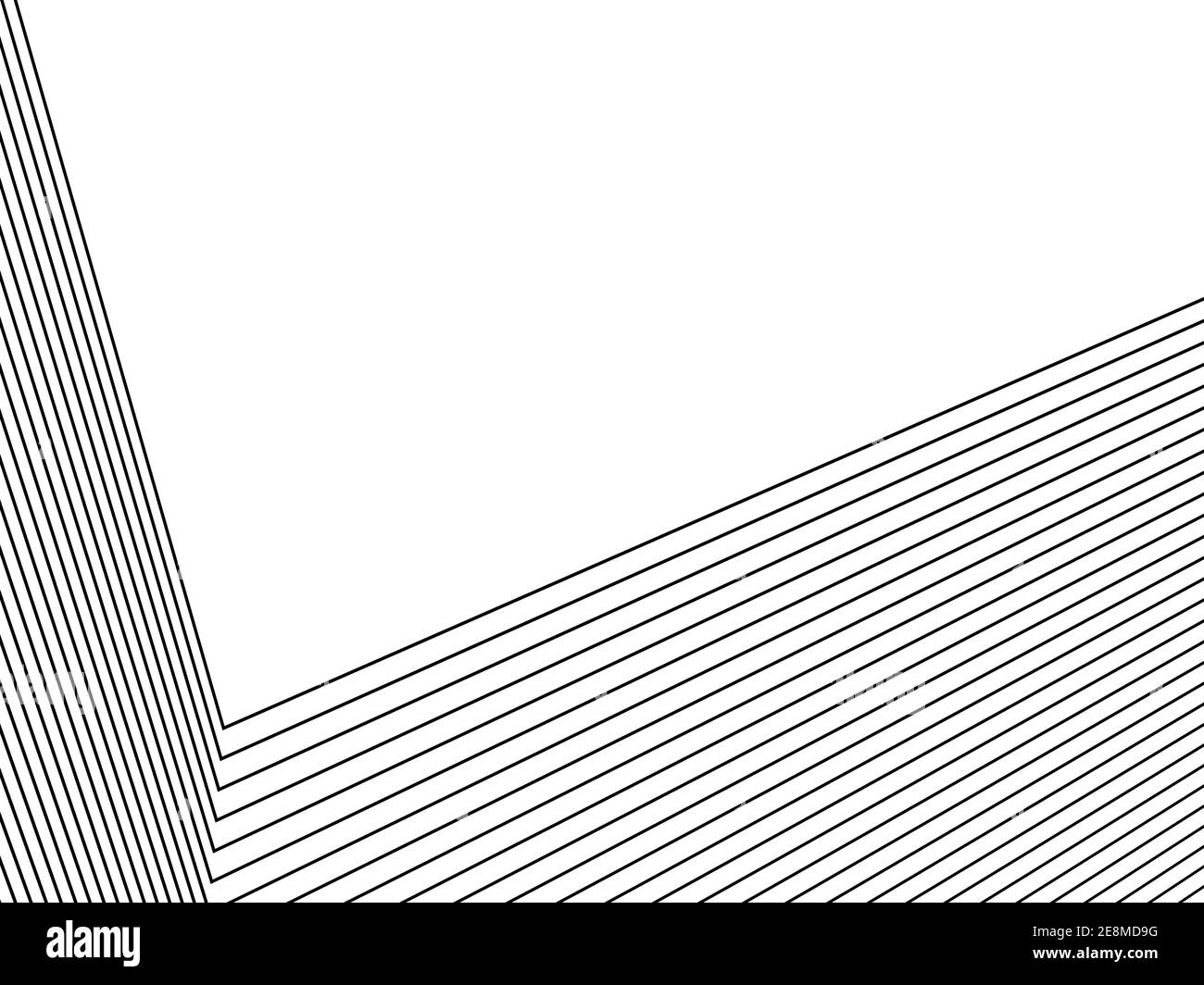 Abstract lines background. Vector illustration isolated on white Stock