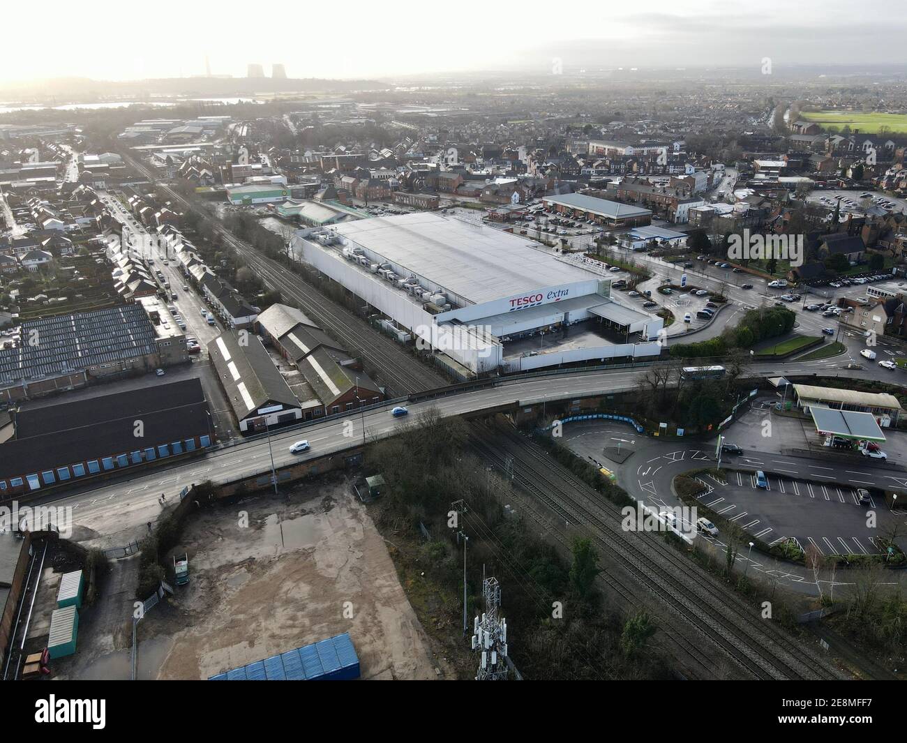 Long eaton aerial hires stock photography and images Alamy