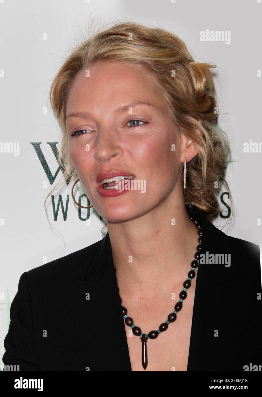 Uma Thurman 03-05-08 Photo By John Barrett/PHOTOlink Stock Photo - Alamy