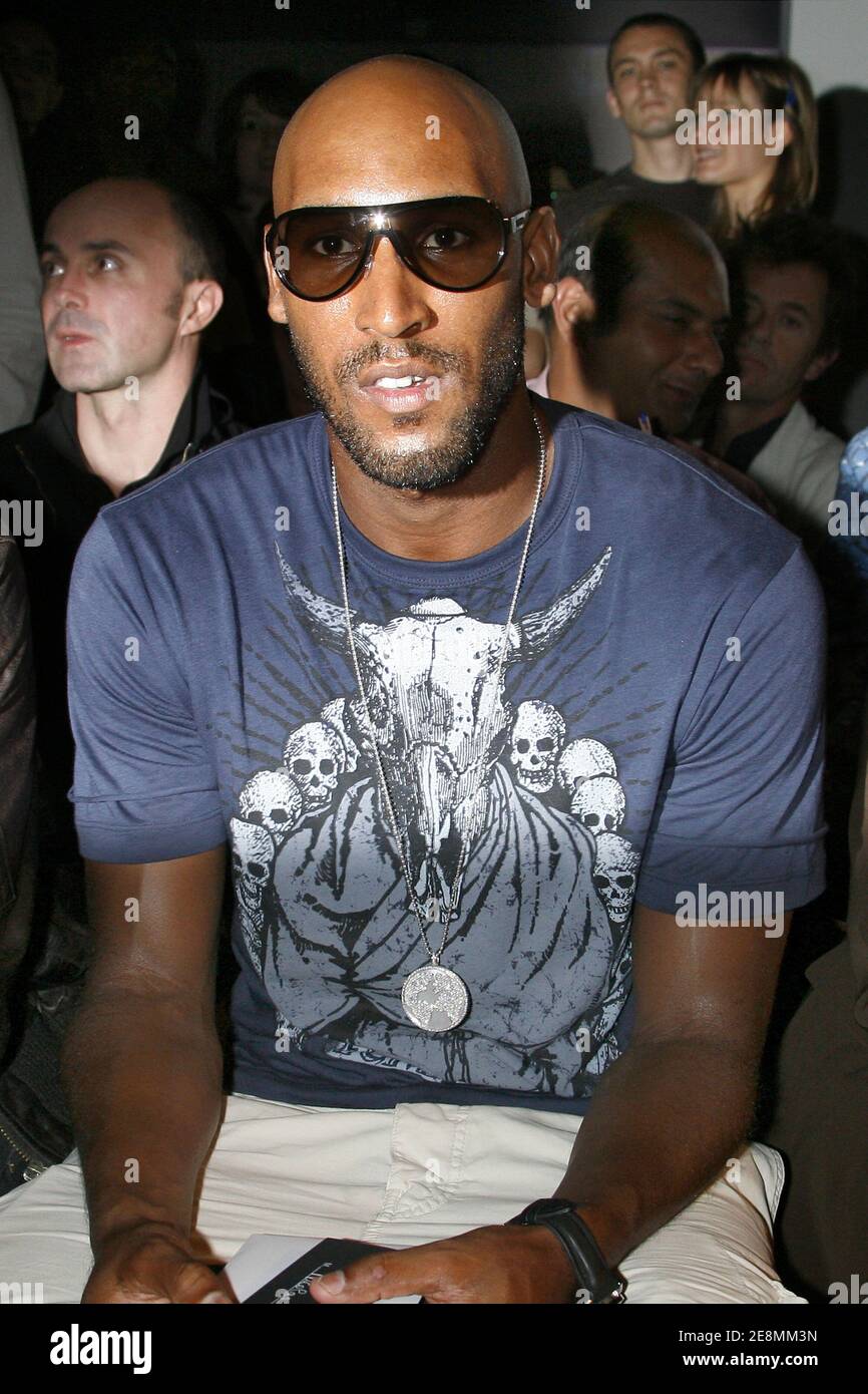 Nicolas Anelka attends Smalto Spring-Summer 2008 men's fashion collection  in Paris, France on July 1, 2007. Photo by Thierry Orban/ABACAPRESS.COM  Stock Photo - Alamy