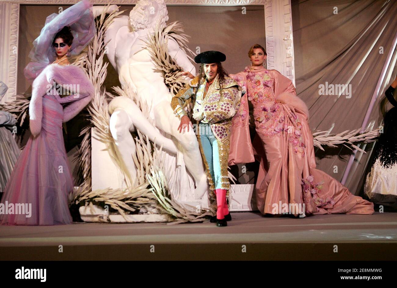 John Galliano on his show-ending costumes