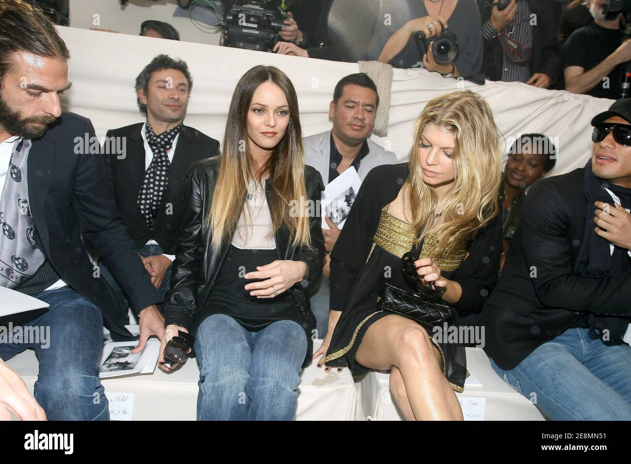 Vanessa Paradis and Fergie attend Chanel's HauteCouture FallWinter