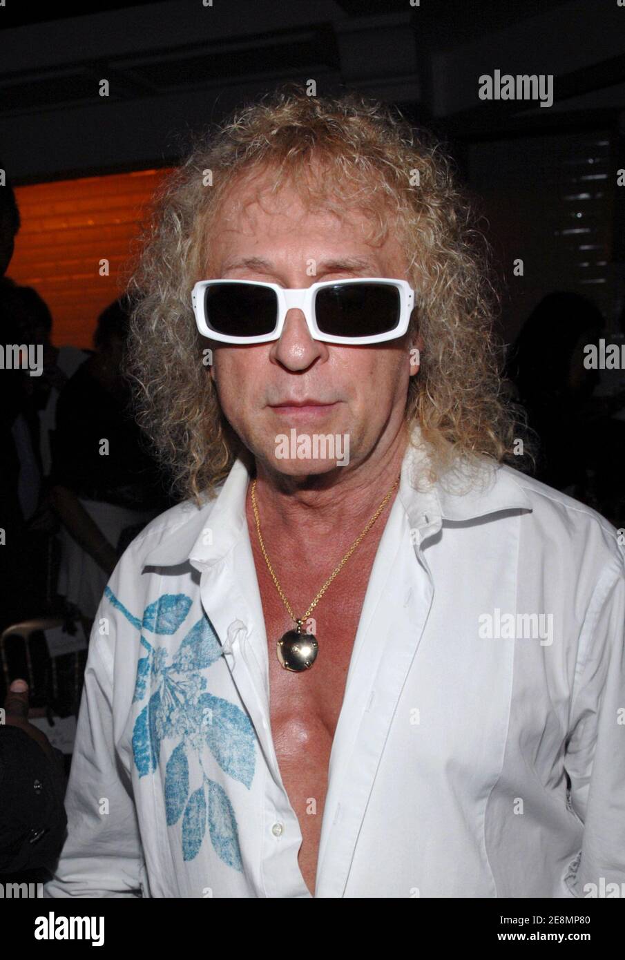 Michel Polnareff attends Jean-Paul Gaultier's Fall-Winter 2007-2008 'Haute  Couture' collection presentation in Paris, France, on July 4, 2007. Photo  by Khayat-Orban/ABACAPRESS.COM Stock Photo - Alamy