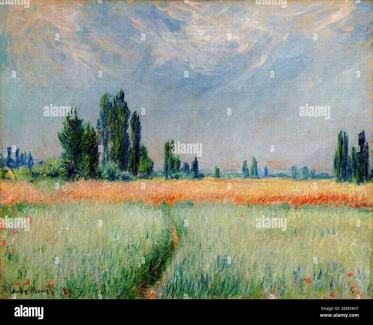 Claude Monet - Champ de blé. Stock Photo