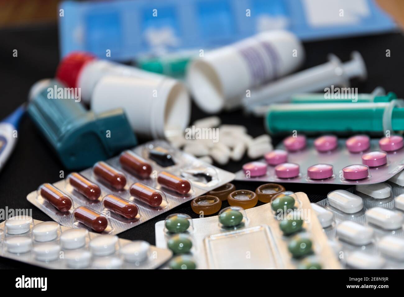 Tablets And Medicine, Remedies, Pharmacy Drugs Stock Photo Alamy