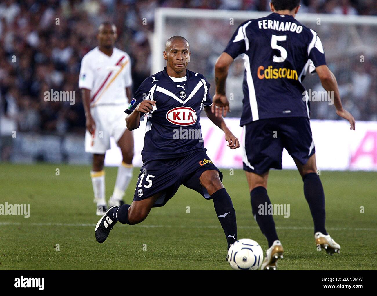 Bordeaux' Jussie Ferreira Vieira during the French first league football  match, Girondins de Bordeaux vs RC