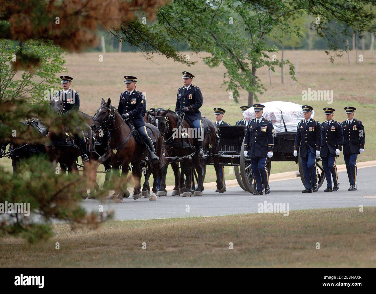 Burial for U.S. Army Capt. Maria Ines Ortiz, who was killed in Iraq, at ...