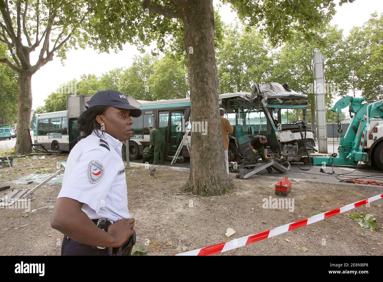 Parisian Ratp Bus Carrying More Than 19 People Was Involved In A Crash Parisian Ratp Bus Carrying More Than 19 People Was Involved In A Crash