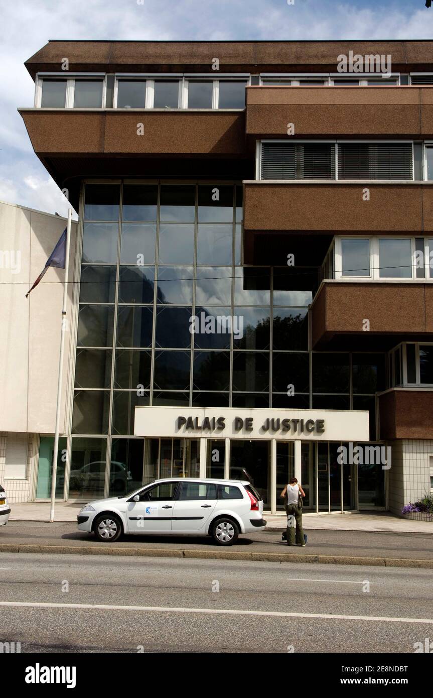 Picture of the Court in the Alpine city of Albertville, France, dated