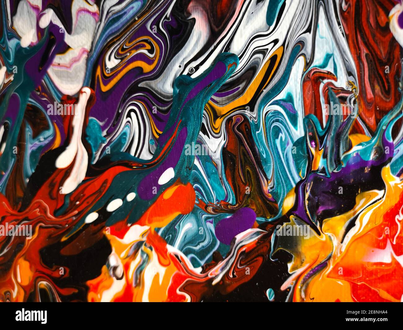 Luxury Fliud Art Abstract Trendy colorful background, fashion wall