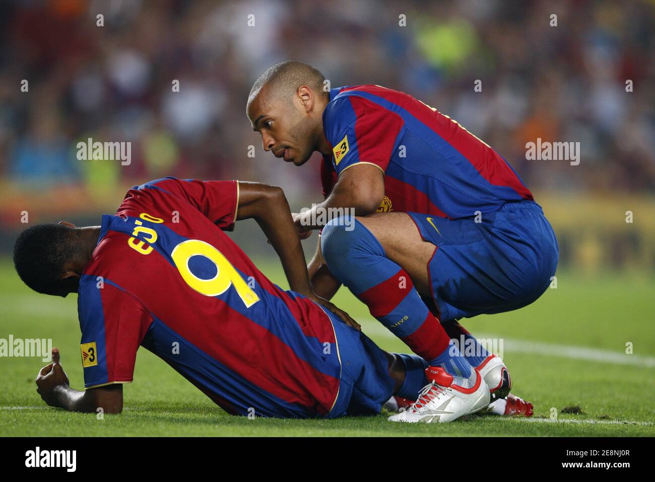 Poster Football; Samuel Eto'o & Franck Ribéry