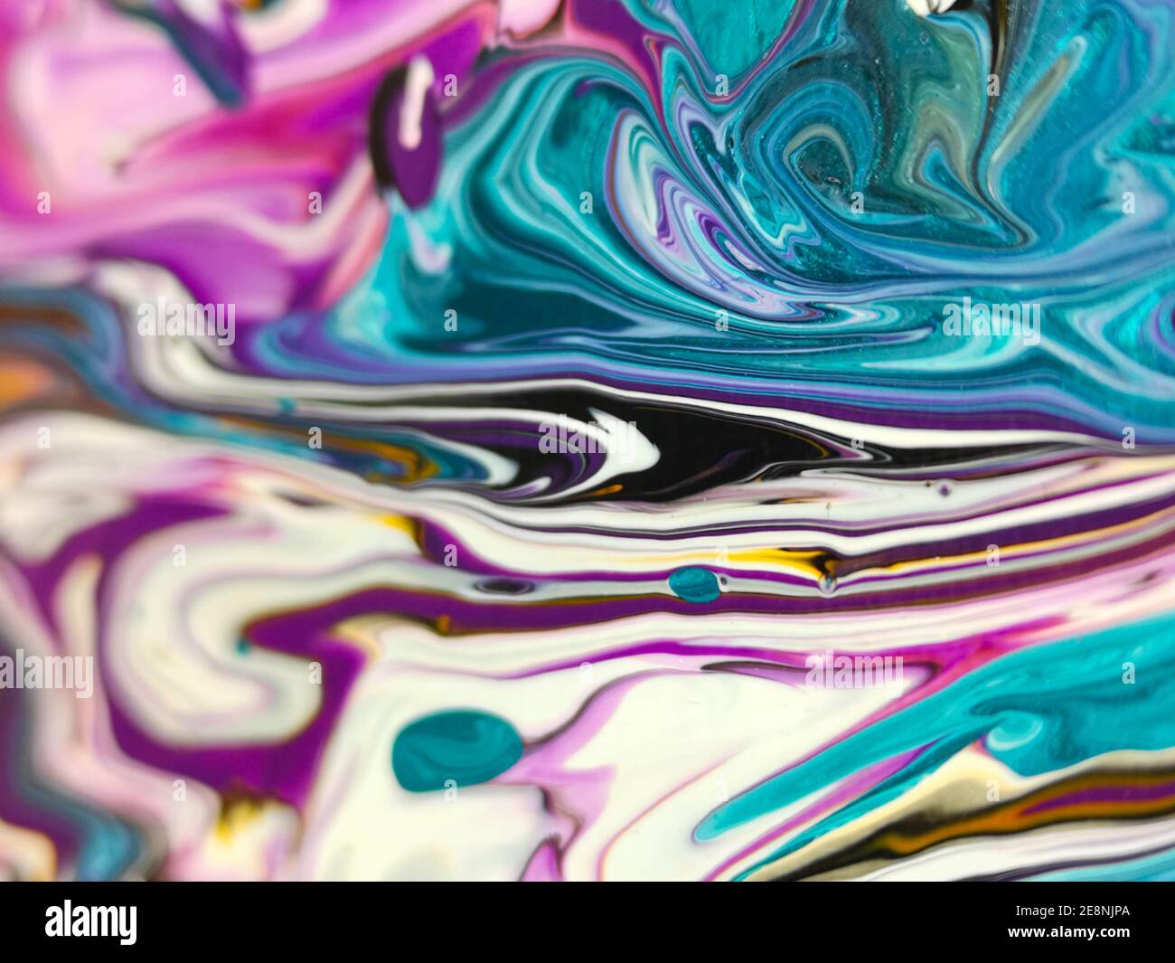 Fliud Art Abstract Trendy colorful background, fashion wall paper. Alcohol  ink. Epoxy resin.Marbleized effect.Liquid acrylic paint Stock Photo - Alamy