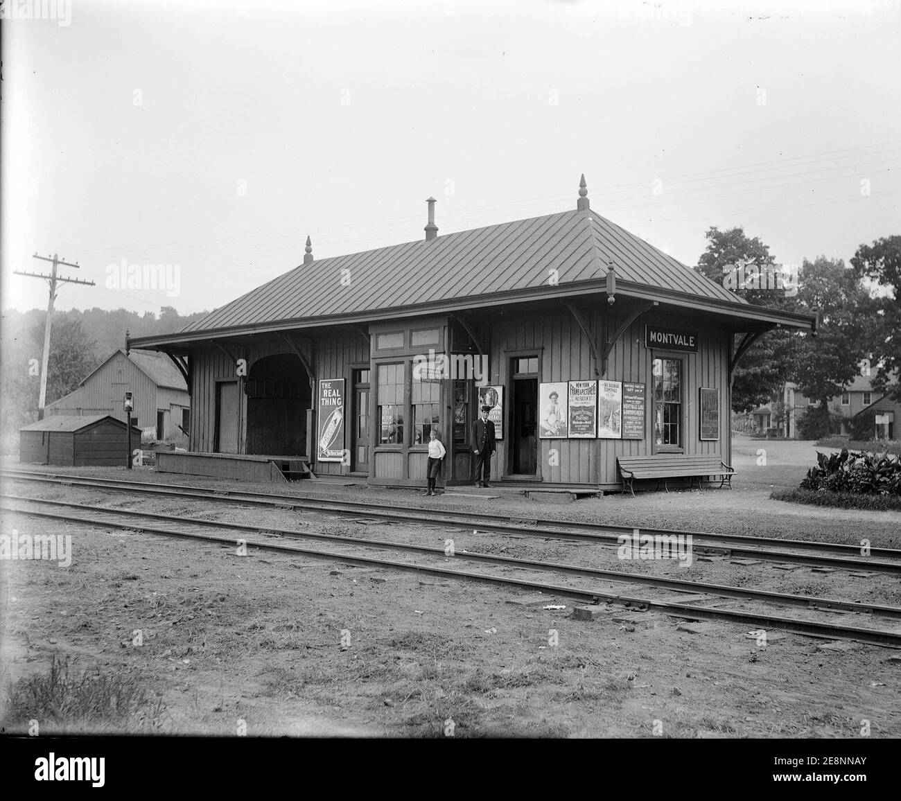 Montvale station Bailey Stock Photo Alamy