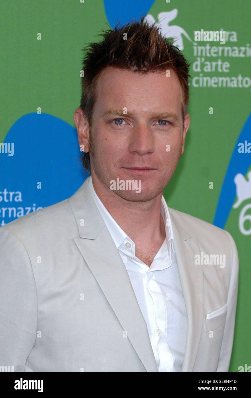 Cast member Ewan McGregor poses for pictures during the photocall for 'Cassandra's Dream' at the 64th annual Venice Film Festival in Venice, Italy, on September 2, 2007. Photo by Nicolas Khayat/ABACAPRESS.COM Stock Photo