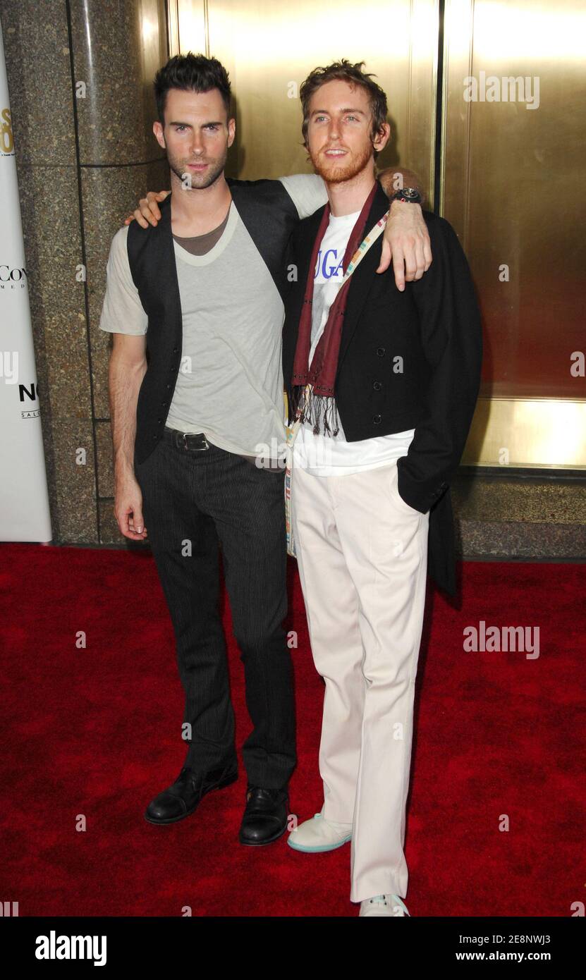 Jesse Carmichael and Adam Levine of Maroon 5 arrive at Conde Nast Media  Group's Fourth Annual Concert 'Fashion Rocks' at Radio City Music Hall in  New York City, NY, USA on September