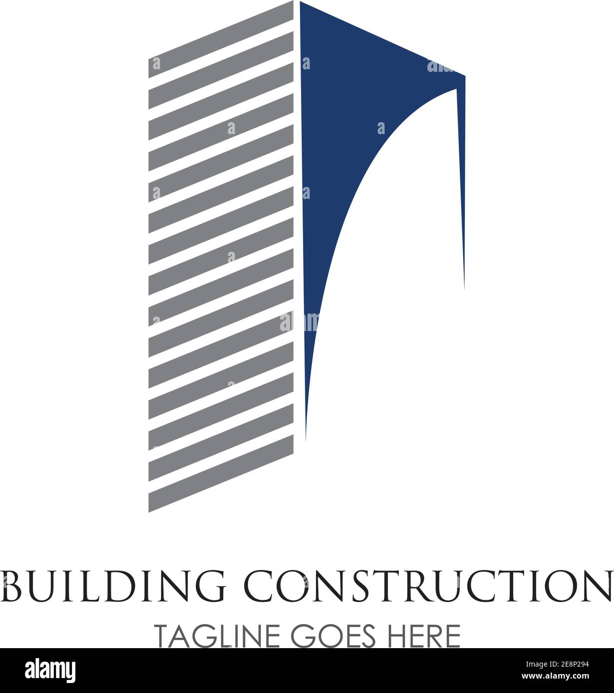 Creative Home Building Concept Logo Design Template Stock Vector Image ...