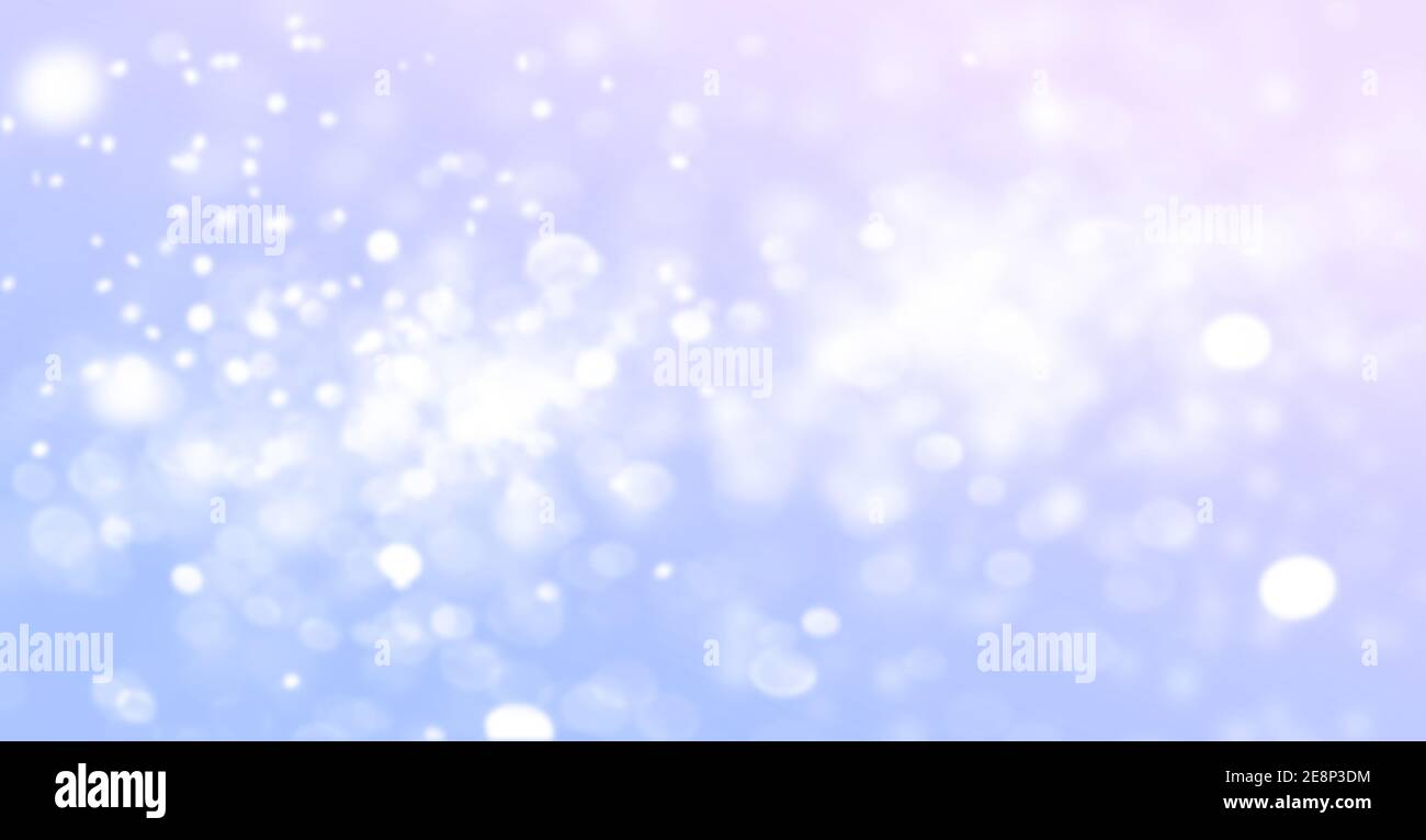 Soft blue background with sparkling lights Stock Photo - Alamy