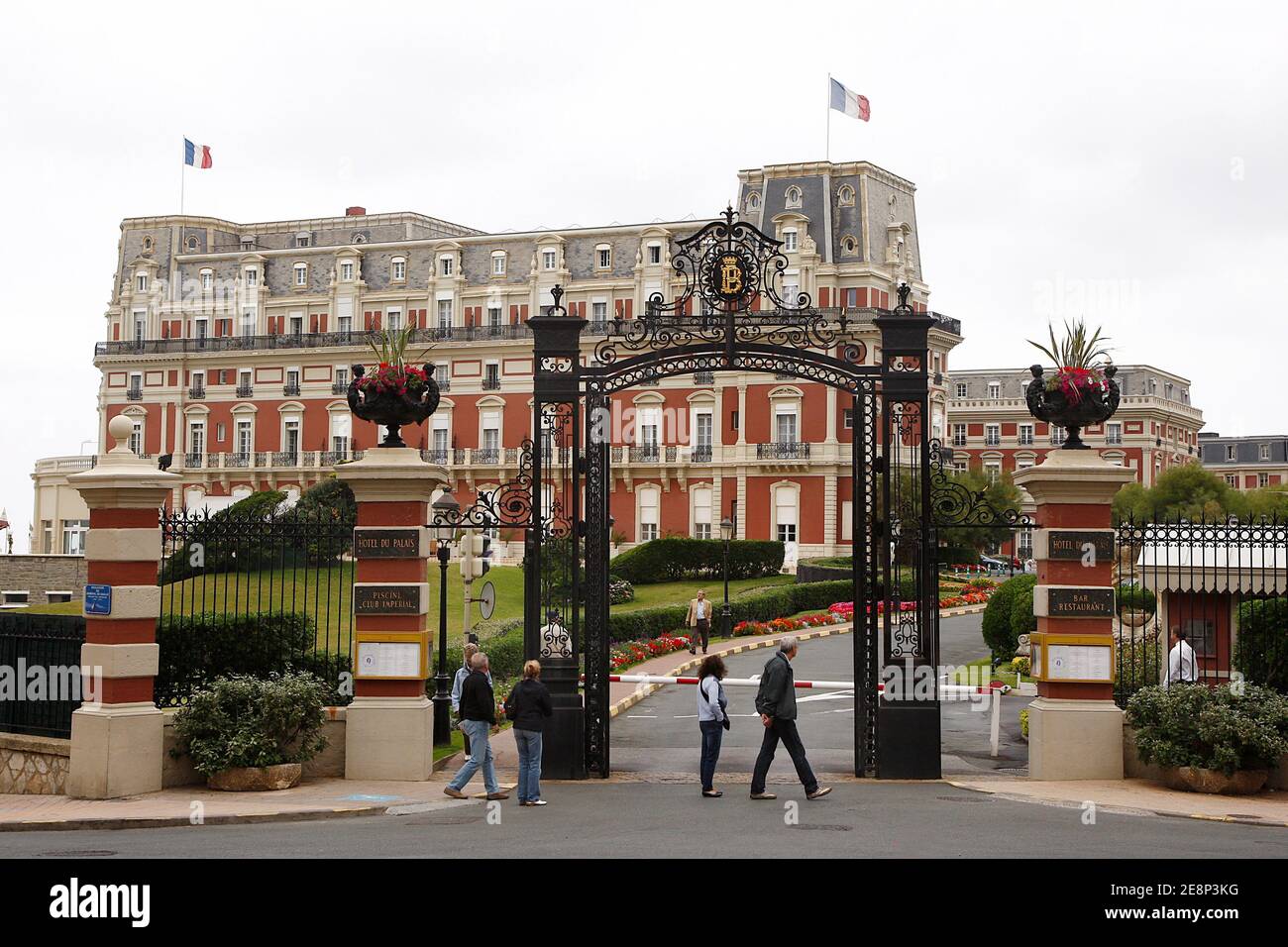 The Hotel du Palais in Biarritz, France, September 14, 2007, where Jacques Martin lived his last months and passed away. Photo by Patrick Bernard/ABACAPRESS.COM Stock Photo