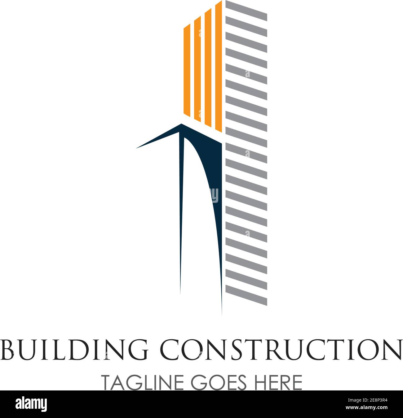 Creative Home Building Concept Logo Design Template Stock Vector Image ...