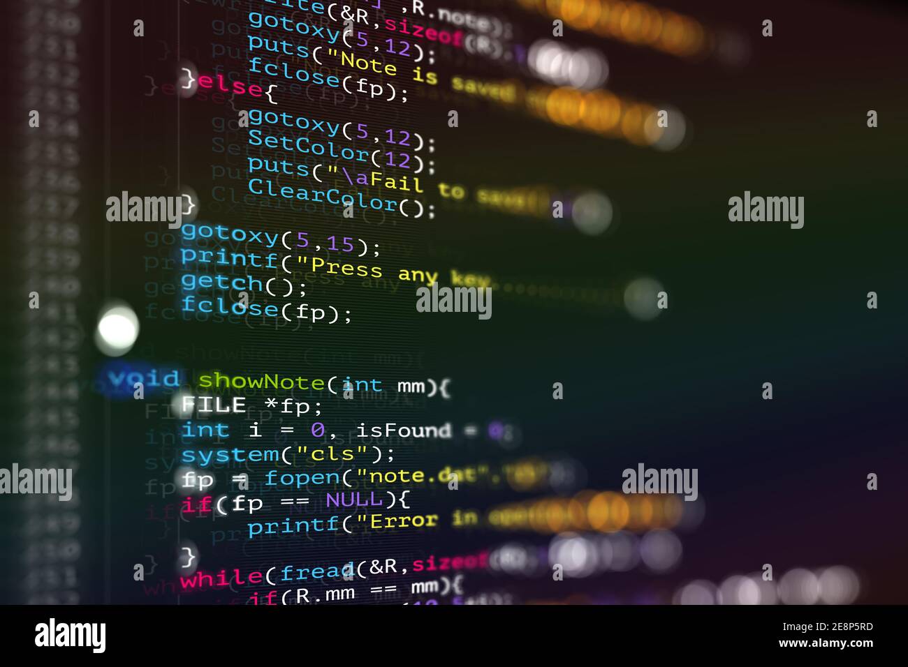 Desktop source code and technology background, Developer or programer with  coding and programming, Wallpaper by Computer language and source code, Com  Stock Photo - Alamy