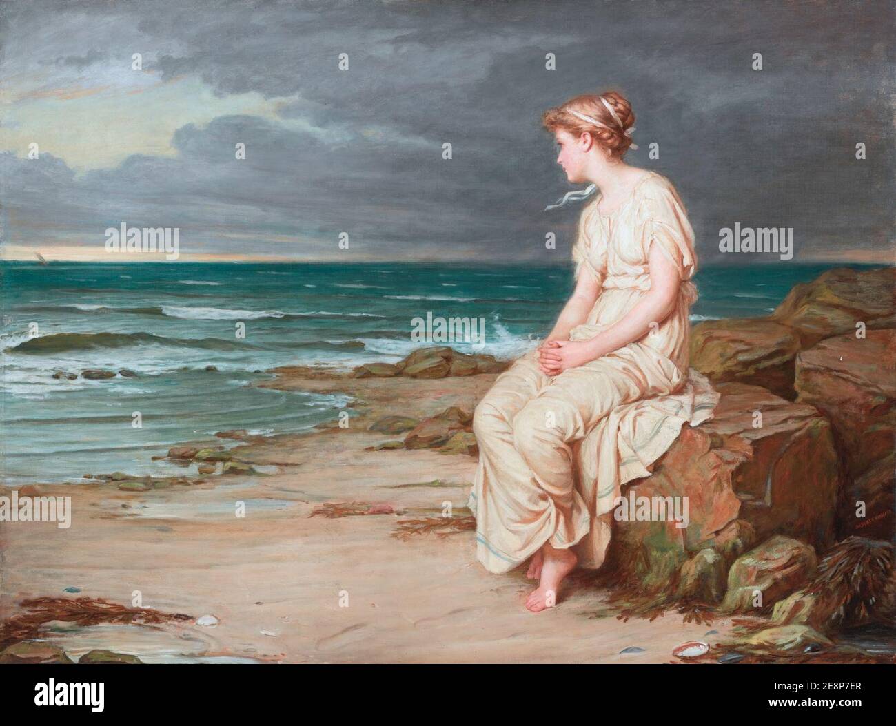 Miranda John William Waterhouse Stock Photo Alamy