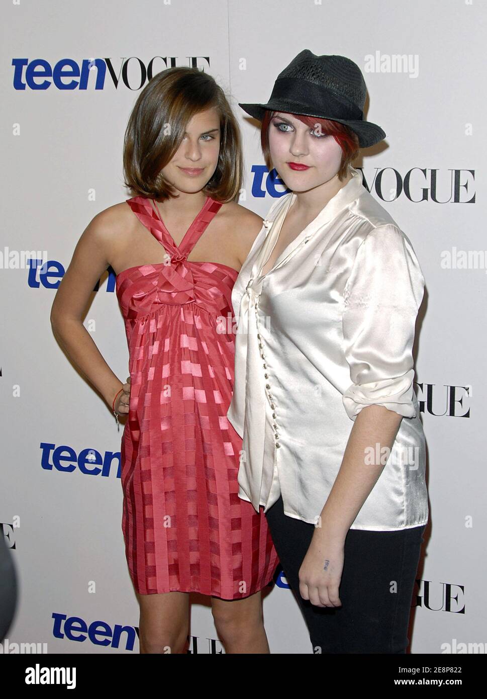 Tallulah Belle Willis and Frances Bean Cobain arrive for the Teen Vogue Young Hollywood Party, held at Vibiana in Los Angeles, CA, USA on September 20, 2007. Photo by Luis Martinez/ABACAPRESS.COM Stock Photo