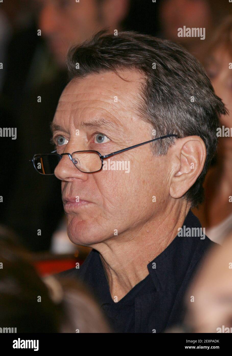 French actor Bernard Giraudeau attends the press conference of