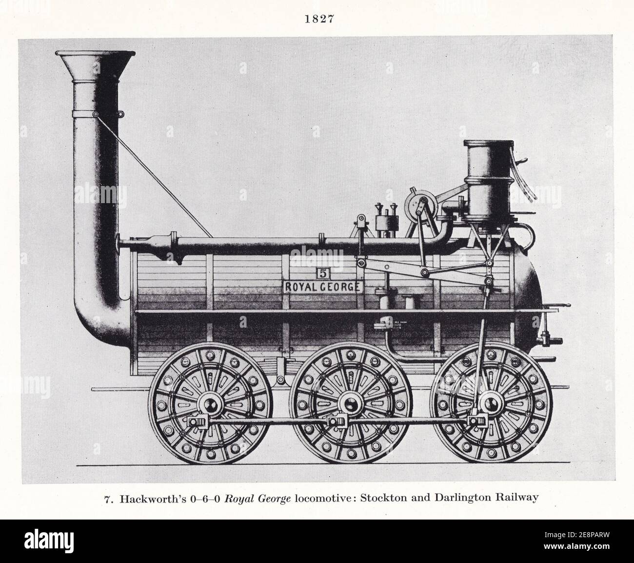 Hackworths 0 6 0 royal george locomotive hi-res stock photography and ...