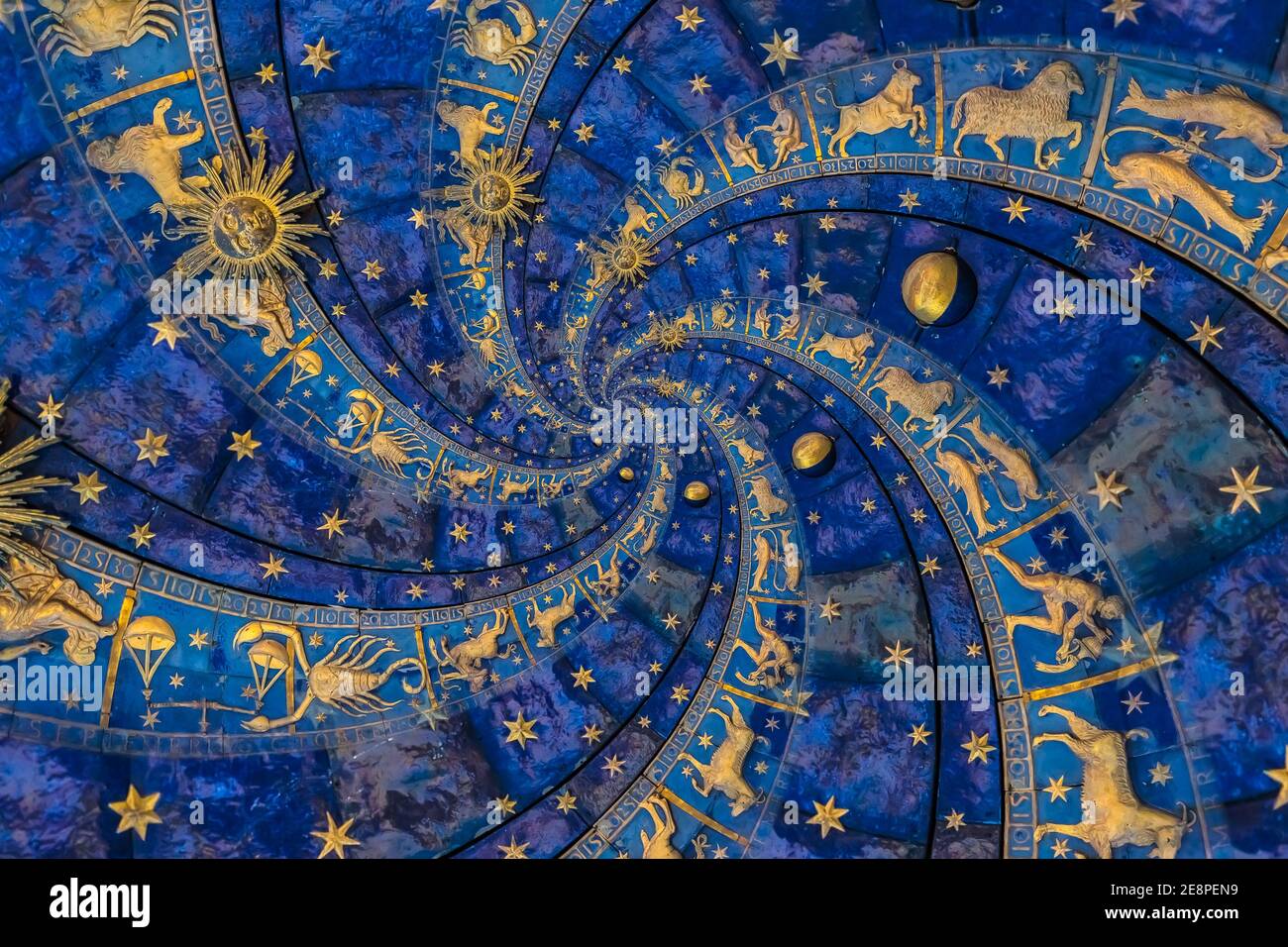 Droste effect background. Abstract design for concepts related to ...