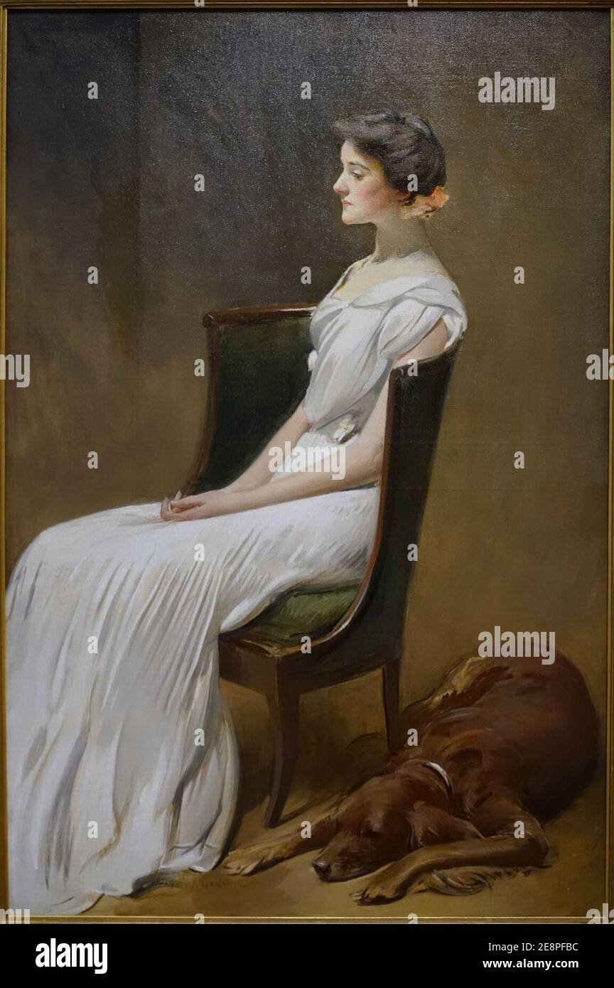 Miss Dorothy Quincy Roosevelt by John White Alexander, 19011902 Stock