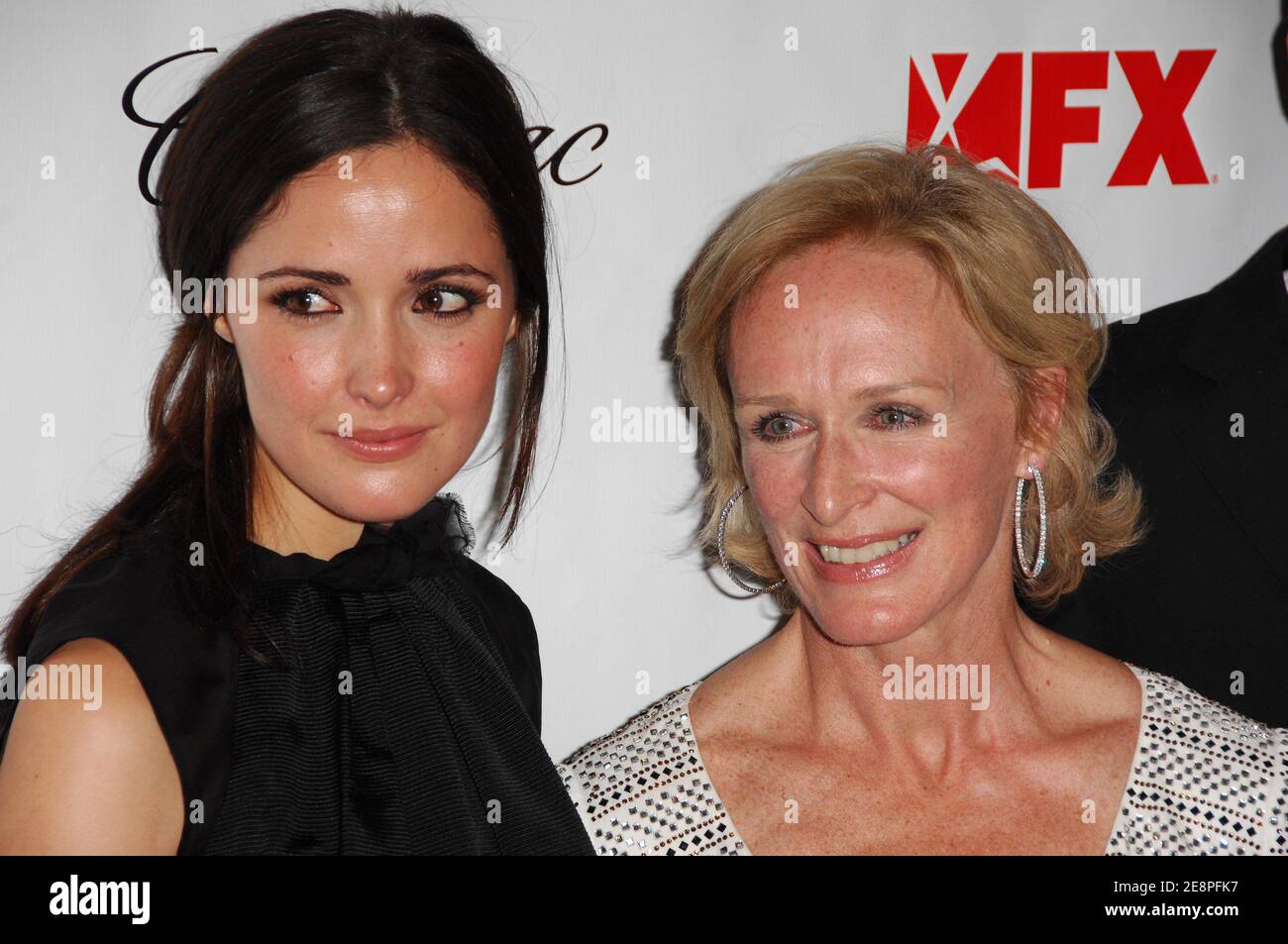 Actors Rose Byrne (L) and Glenn Close attend the premiere of "Damages ...