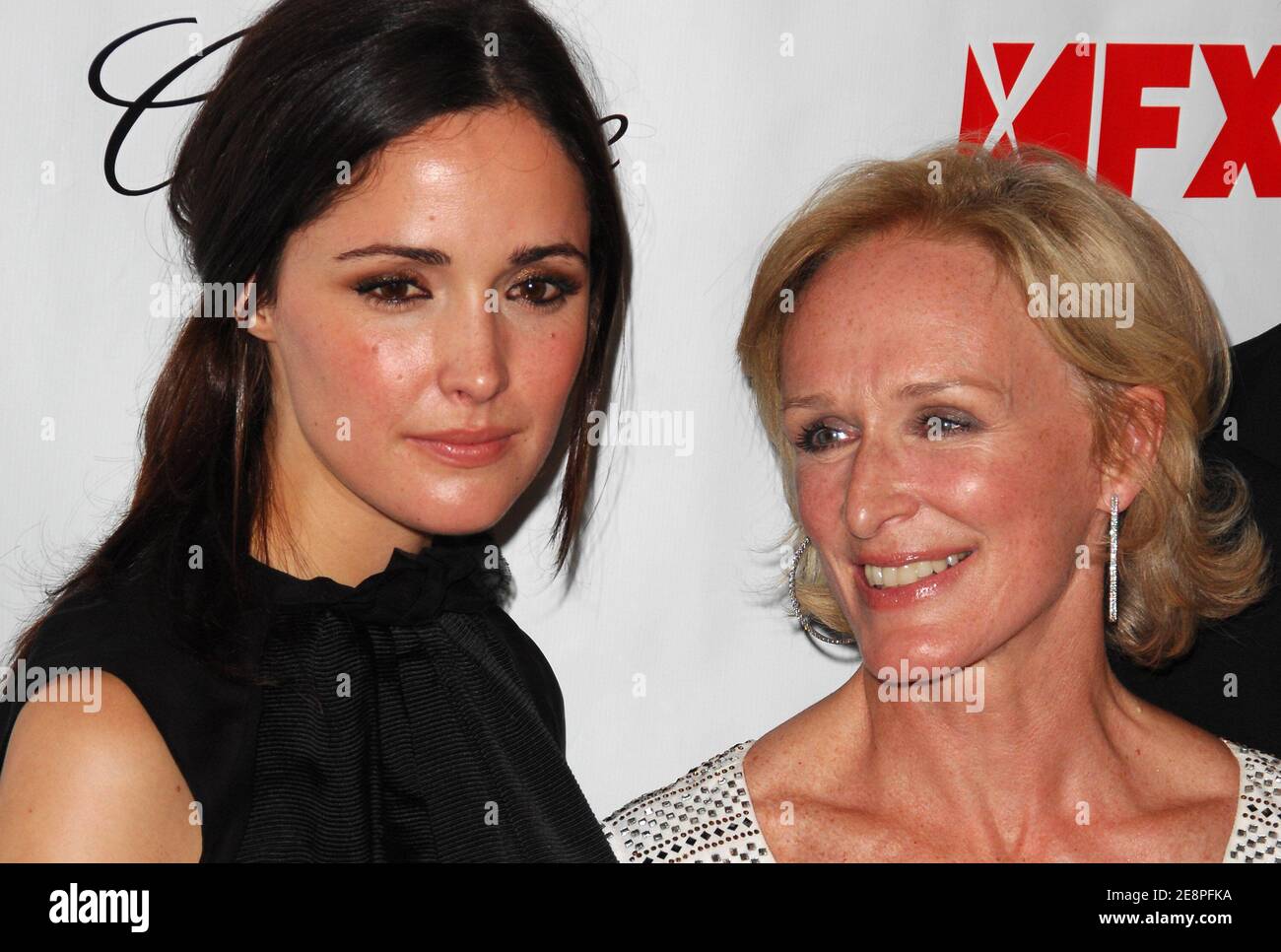 Actors Rose Byrne (L) and Glenn Close attend the premiere of "Damages ...