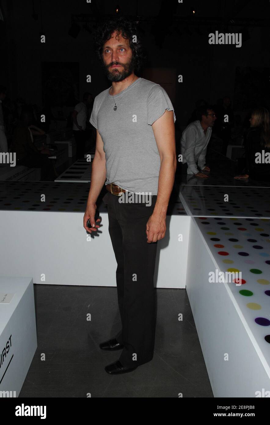 Actor Vincent Gallo attends the Warhol Factory X Levi's X Damien Hirst show  during Mercedes Benz Fashion Week Spring 2008 at Gagosian Gallery in New  York City, USA on September 8, 2007.