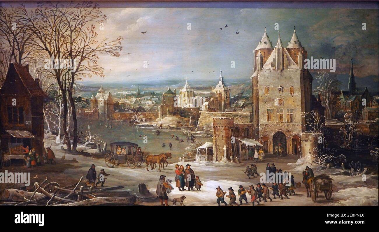 Momper Brueghel Winter Stock Photo