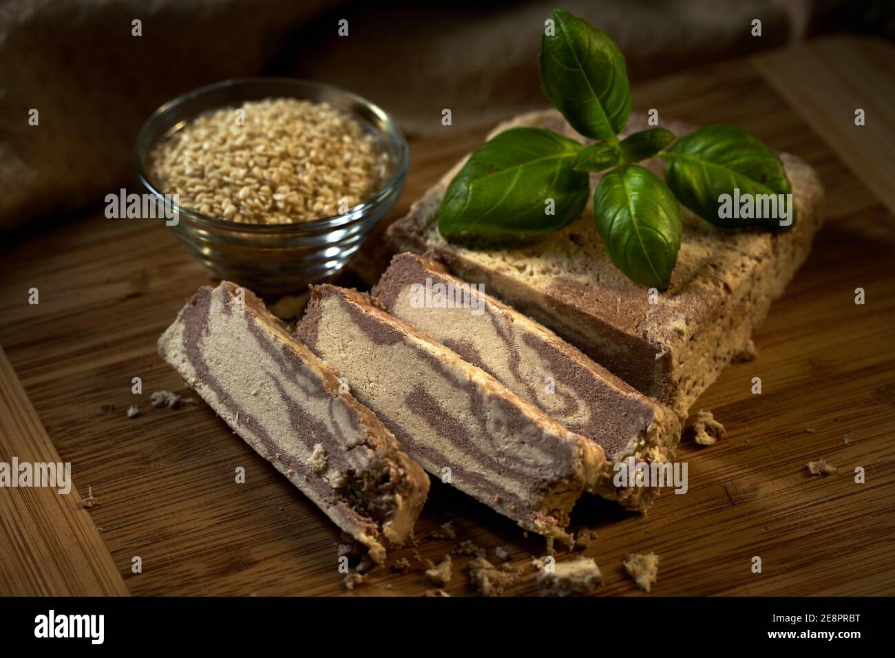 Halvah (or halawa), a delicious Middle Eastern dessert made with