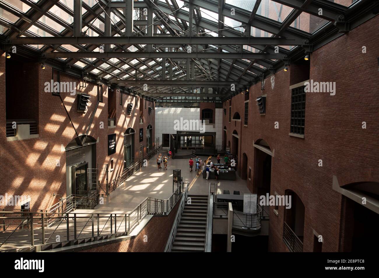 The Hall of Witness at the United States Holocaust Memorial Museum in Washington, DC Stock Photo