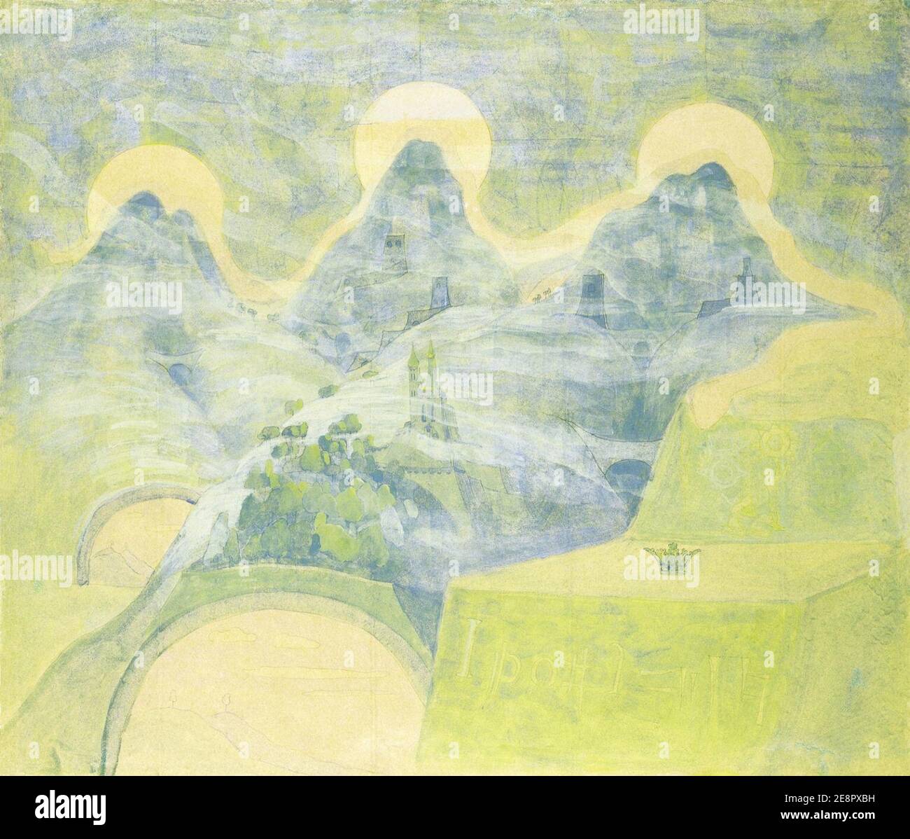Mikalojus Konstantinas Ciurlionis FINALE (III) 1908 Stock Photo Alamy