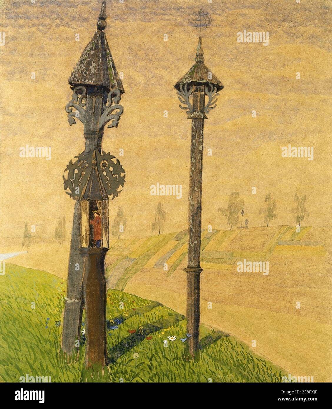 Mikalojus Konstantinas Ciurlionis - WAYSIDE CROSSES OF