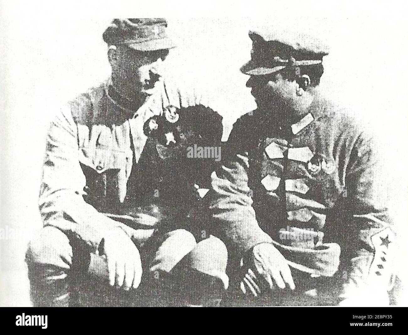 Mikhail Efremov and Kliment Voroshilov Stock Photo - Alamy