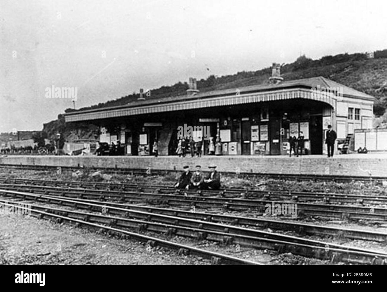 Milford Haven Railway Station Stock Photo Alamy