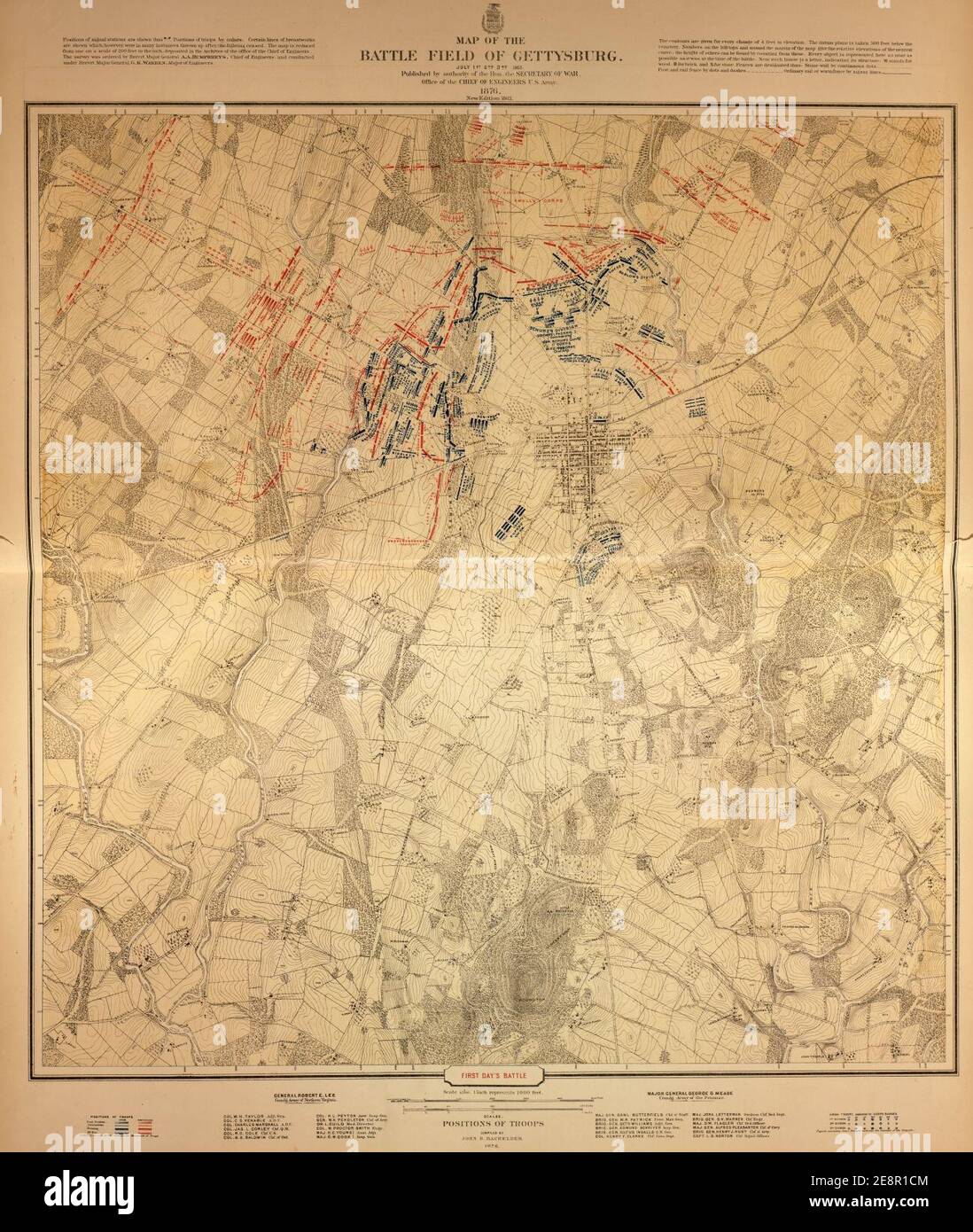 Military maps of the United States Stock Photo - Alamy