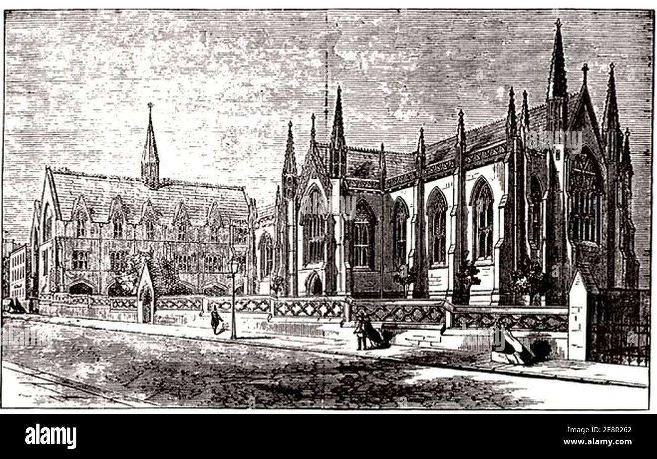 Mill Hill Unitarian Chapel Leeds 19th century Stock Photo Alamy