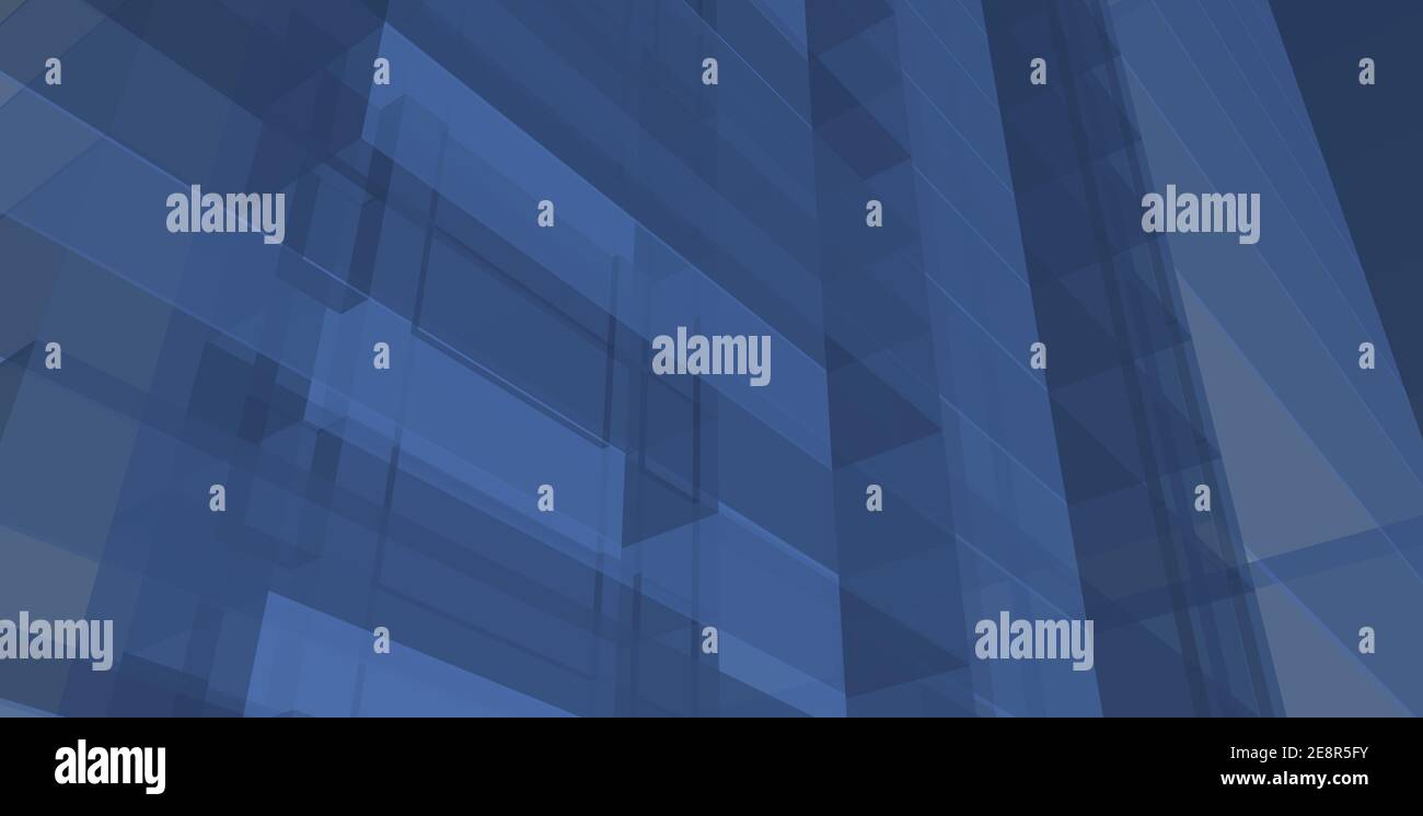 Abstract image of the modern glass building. Architectural exterior ...
