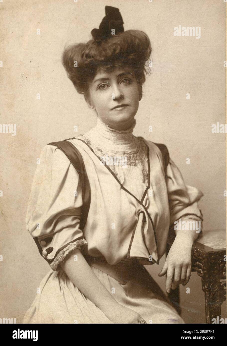 Minnie Maddern Fiske, stage actress Stock Photo