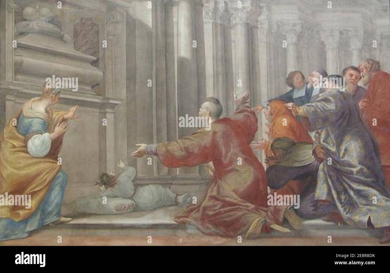 Miracle by the Coffin of St. Casimir Stock Photo Alamy