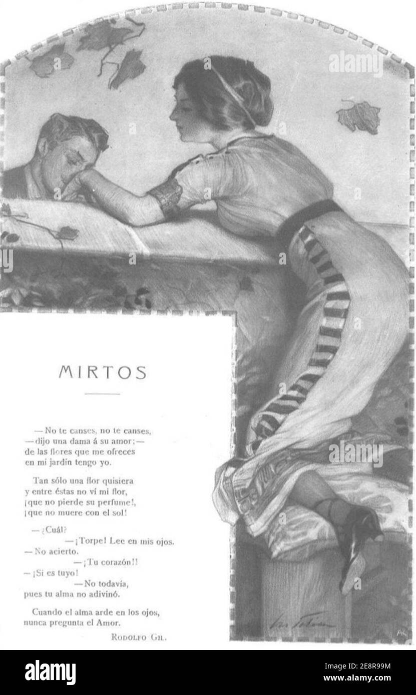 Mirtos Revista Hojas Selectas 1 1915 N º 157 Stock Photo Alamy